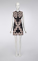Dress, Louis Vuitton Co. (French, founded 1854), leather; silk; cotton, metal, French