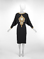 Dress, Karl Lagerfeld (French, founded 1984), silk, metal, French