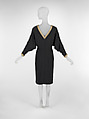 Dress, Karl Lagerfeld (French, founded 1984), silk, metal, French