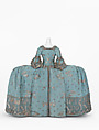 Court dress, silk, metallic thread, British