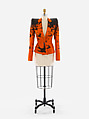 Jacket, Alexander McQueen (British, founded 1992), wool, silk, plastic, British