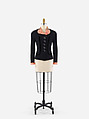 Suit, Schiaparelli (French, founded 1927), rayon, silk, plastic (cellulose acetate, cellulose nitrate), French