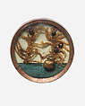 Button, glass, French