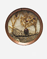 Button, glass, French