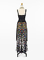 Ensemble, Alexander McQueen (British, founded 1992), (a) leather, (b) leather, (c) nylon, viscose, polyester, plastic, glass, metal, silk, (c) brass, glass, pearl, (d, e) brass, glass, (f) brass, glass, (g) brass, glass, (h) brass, glass, (i) brass, glass, (j) brass, glass, (k, l) nylon, elastane, British