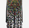 Ensemble, Alexander McQueen (British, founded 1992), (a) leather, (b) leather, (c) nylon, viscose, polyester, plastic, glass, metal, silk, (c) brass, glass, pearl, (d, e) brass, glass, (f) brass, glass, (g) brass, glass, (h) brass, glass, (i) brass, glass, (j) brass, glass, (k, l) nylon, elastane, British