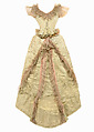 Ball gown, House of Worth (French, 1858–1956), silk, glass, metallic thread, French