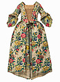 Robe à l’anglaise, silk, linen, British