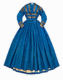 Dress, silk, probably French