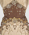 "Oriane", House of Balmain (French, founded 1945), silk, glass, plastic, shells, metal, French