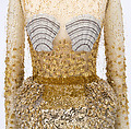 "Mermaid', Thom Browne (American, born 1965), (a) polyamide, silk, lurex, (b) polyamide, silk, lurex, (c) polyamide, silk, lurex, (d, e) leather, rubber, American