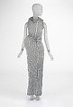 Dress, Comme des Garçons  Japanese, nylon-polyurethane, wool, goose down, Japanese