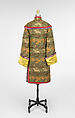 Evening coat, Augusto, Ltd., Silk, paper, metallic, British