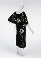 Dress, Madeleine & Madeleine (French, 1919–1924/26), silk, glass, French