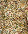 Waistcoat, linen, silk, metal, British