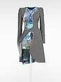 Dress, Alexander McQueen (British, founded 1992), wool, synthetic, mother-of-pearl, metal, British