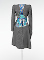 Dress, Alexander McQueen (British, founded 1992), wool, synthetic, mother-of-pearl, metal, British