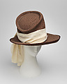 Hat, John Galliano, wool, silk, British