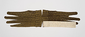 Gloves, leather, British
