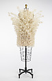 Ensemble, noir kei ninomiya (Japanese, founded 2013), (a) polyurethane, polystyrene, polyethylene, metal; (b, c) leather, cotton, polyester, Japanese