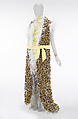 Ensemble, Viktor &amp; Rolf (Dutch, founded 1993), (a) cotton, metal, feathers (ostrich), silk, (b) silk, (c) silk, (d) silk, rayon, Dutch