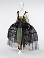 Dance dress, Lucile Ltd., New York (American, 1910–1932), silk, metal thread, glass, horsehair, cotton, American