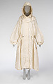 "BioSequin" dress and "Protein Evolution" parka, Stella McCartney (British, founded 2001), silk, cellulose, British