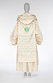 "BioSequin" dress and "Protein Evolution" parka, Stella McCartney (British, founded 2001), silk, cellulose, British