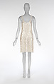 "BioSequin" dress and "Protein Evolution" parka, Stella McCartney (British, founded 2001), silk, cellulose, British