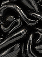 Dress, Iris van Herpen (Dutch, founded 2007), cotton, plastic (PET-G), polyester, Dutch