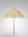 Parasol, silk, metal, ivory, French