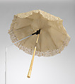 Parasol, silk, metal, ivory, French