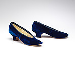 Evening slippers, Silk, American