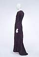 Evening robe, Hawes Incorporated (American, 1928–40; 1947–48), Wool, American