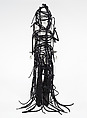 Ensemble, Rick Owens (American, born 1961), (a) nylon, cotton, (b, c) leather, (d, e) brass, hematite, American