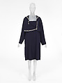 Dress, Yohji Yamamoto (Japanese, born Tokyo, 1943), wool, cotton, Japanese