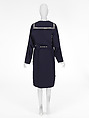 Dress, Yohji Yamamoto (Japanese, born Tokyo, 1943), wool, cotton, Japanese