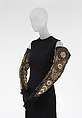 Gloves, Suzanne Talbot, silk, pearls, metal thread, French