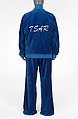 Tracksuit, Juicy Couture (American, founded 1996), cotton, synthetic, American
