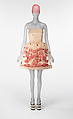 Ensemble, Undercover (Japanese, founded 1990), (a) silk, polyester, (b) silk, (c, d) metal (brass), silk, (e, f) leather (cowhide), PVC, synthetic rubber, Japanese