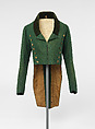 Coat, wool, linen, metal, European