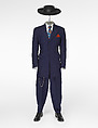 Zoot suit, Wool, cellulose nitrate, plastic, leather, American