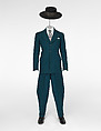 Zoot suit, Progress Tailoring Co., Chicago  American, wool, American