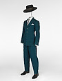 Zoot suit, Progress Tailoring Co., Chicago (American, founded 1893), wool, American