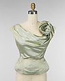 Evening blouse, Charles James  American, silk, American