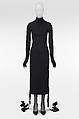 Ensemble, House of Balenciaga  French, (a) viscose, nylon, elastane<br/>(b) polyester<br/>(c) polyester, French