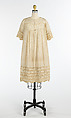 Dress, Jeanne Lanvin French, cotton, silk, French