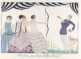 Le bonheur du jour; ou, Les graces a la mode, George Barbier (French, Nantes 1882–1932 Paris), paper, French