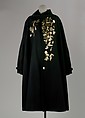 Coat, Yohji Yamamoto Japanese, wool, brass, acrylic, Japanese