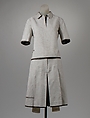 Ensemble, Prada (Italian, founded 1913), cotton, leather, Italian